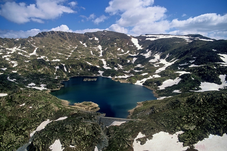 Una imatge d'arxiu del'estany de l'Illa.